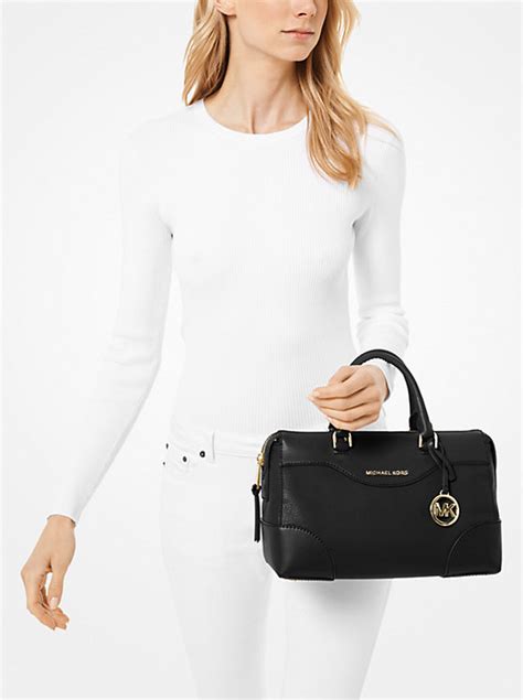 maya satchel michael kors|Maya Large Pebbled Leather Satchel .